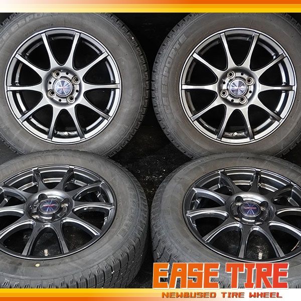 22年製 アイスエスポルテ | Weds VELVA 185|65R15 | 5.5J 42 100 4H 4本 スタッドレス アクア ノート マツダ2 デミオ等