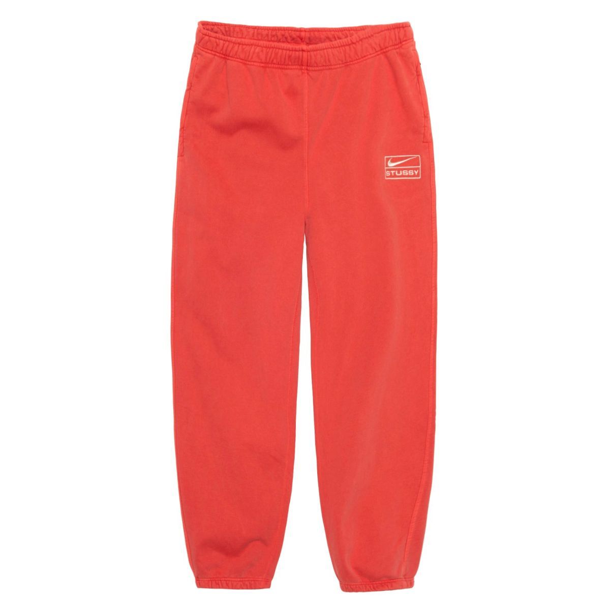 23FW STUSSY x NIKE STONE WASHED FLEECE PANT HABANERO RED ( ステューシー x ナイキ  ストーンウォッシュ フリース パンツ スウェットパンツ ハバネロ レッド ) - メルカリ