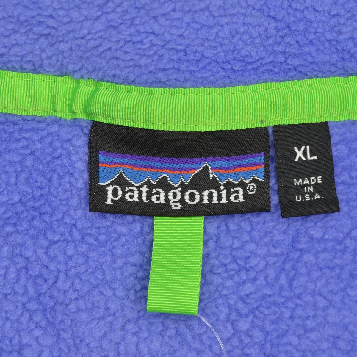 【PATAGONIA】90s USA製 SNAP-T スナップT ペリウィンクルフリースジャケット