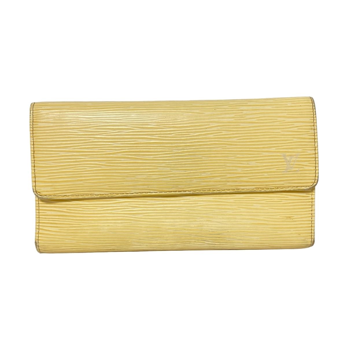 LOUIS VUITTON ルイヴィトン 長財布 エピ ポルトトレゾールインターナショナル M6338A ヴァニーユ レザー