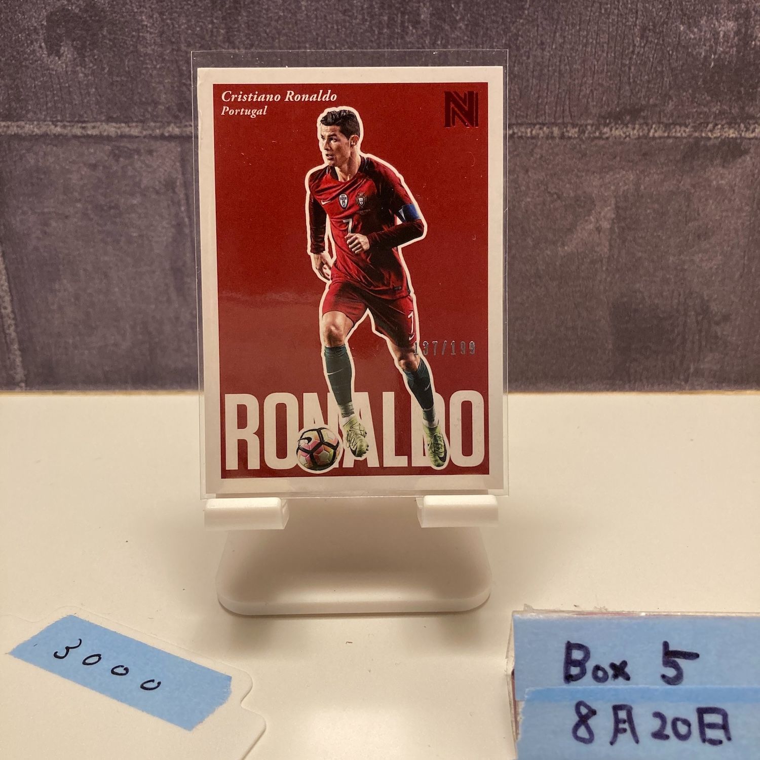 2017 PANINI NOBILITY Cristiano Ronaldo 137/199 PORTUGAL