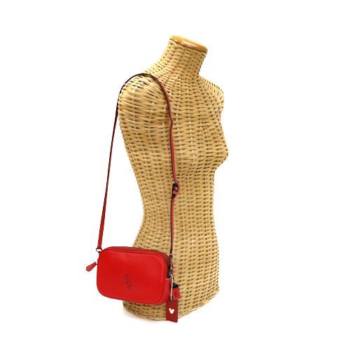 ☆限定品‼︎新品 COACH 幅広く ×Disney コラボ コーチ ボディバッグ レッド