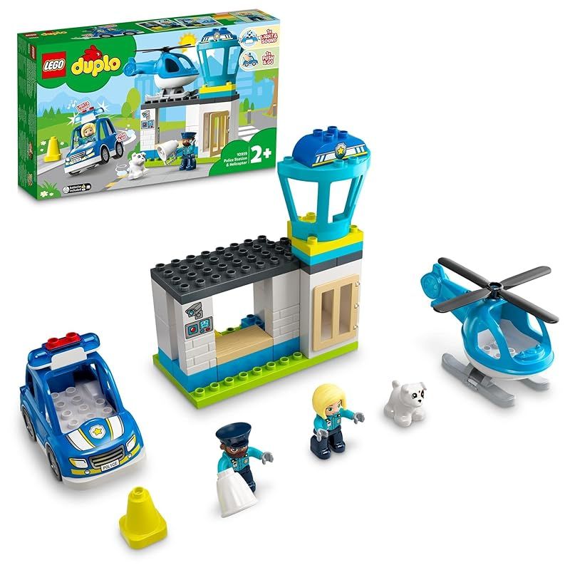 新着商品 レゴ LEGO デュプロ デュプロのまち けいさつしょとヘリコプター 10959 おもちゃ ブロック プレゼント幼児 赤ちゃん 警察 けいさつ ヘリコプター 男の子 女の子 2歳以上 0