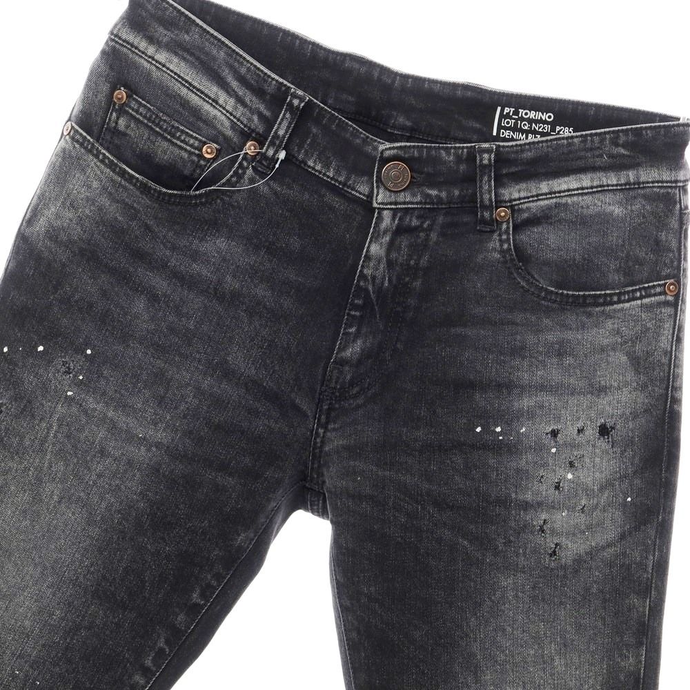 中古】ピーティートリノ デニム PT TORINO DENIM ROCK リペア加工 
