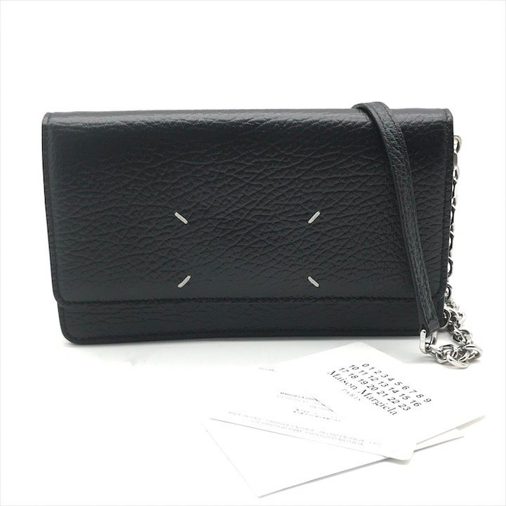 超美品 MAISON MARGIELA メゾン マルジェラ レザー チェーン
