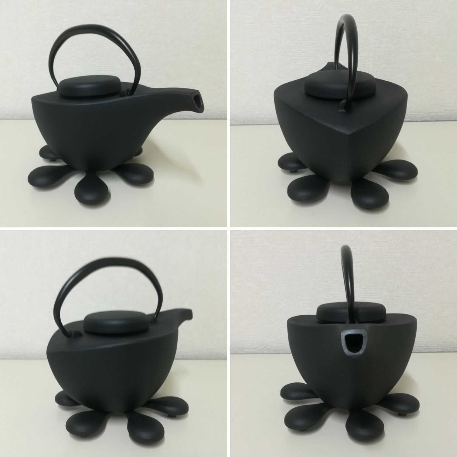 新品・未使用】南部鉄器 岩鋳 急須 曳舟 岩鋳製 南部鉄器 急須 曳舟（