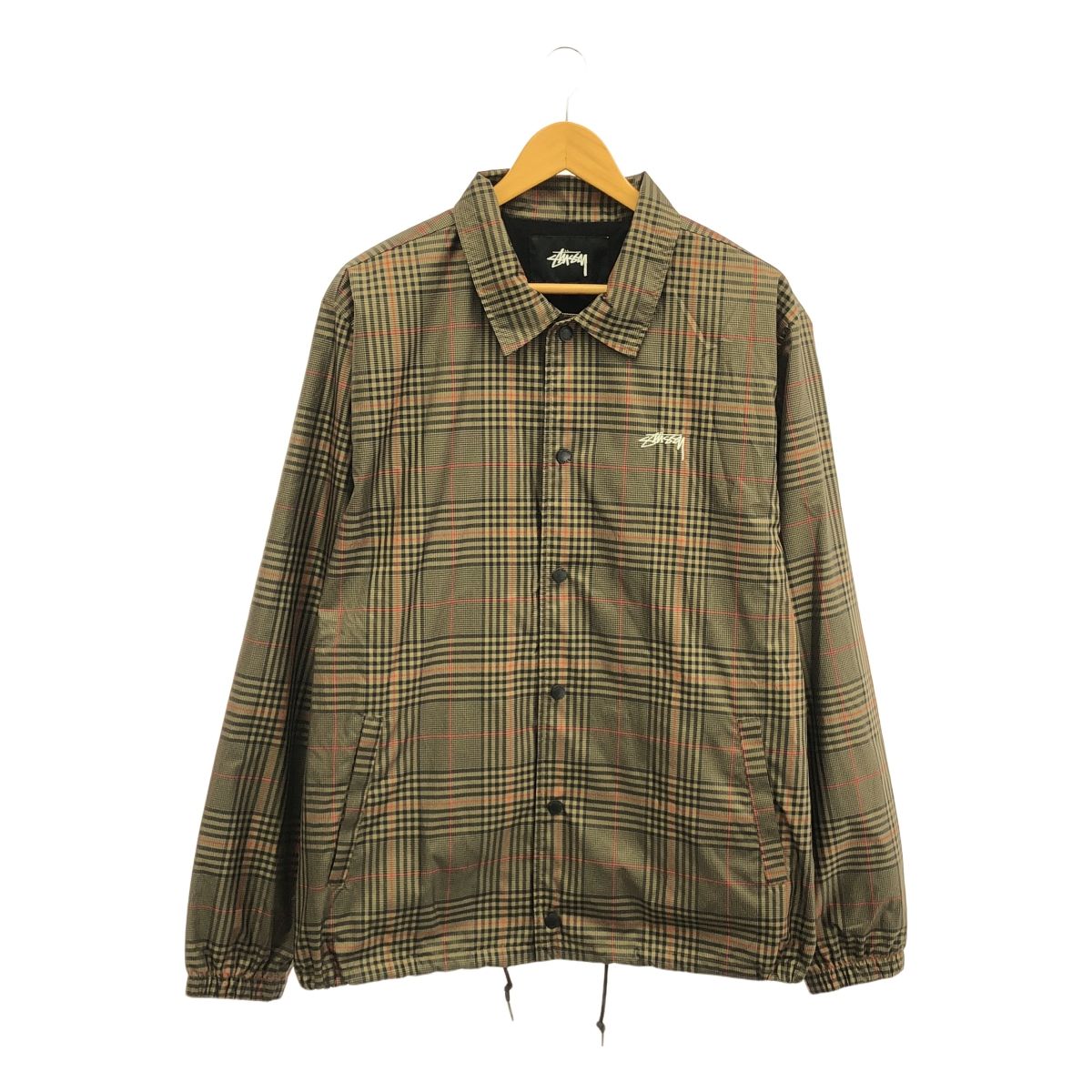 STUSSY | ステューシー | 2019AW | PLAID COACH JACKET タータンチェック コーチジャケット | L | マルチ | メンズ