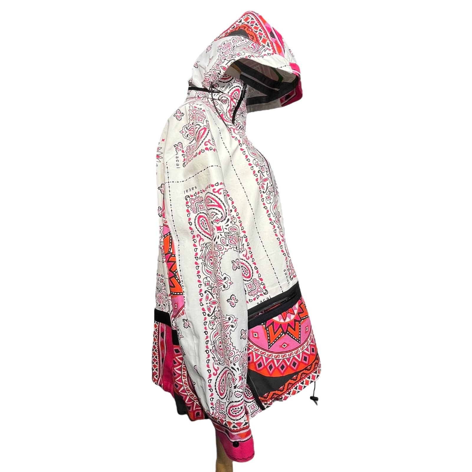 sacai(サカイ) 22SS Bandana Print Paisley Mountain Hood