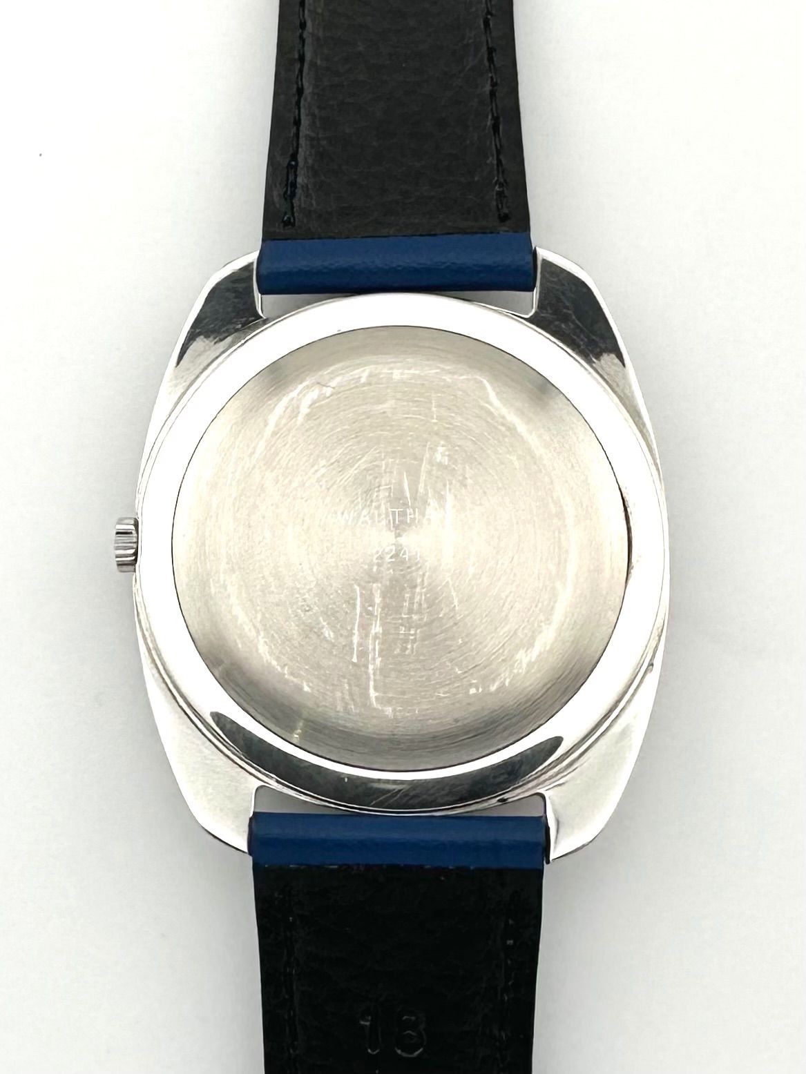 WALTHAM 2241 OH済み 手巻き時計 ブルー ウォルサム - メルカリ