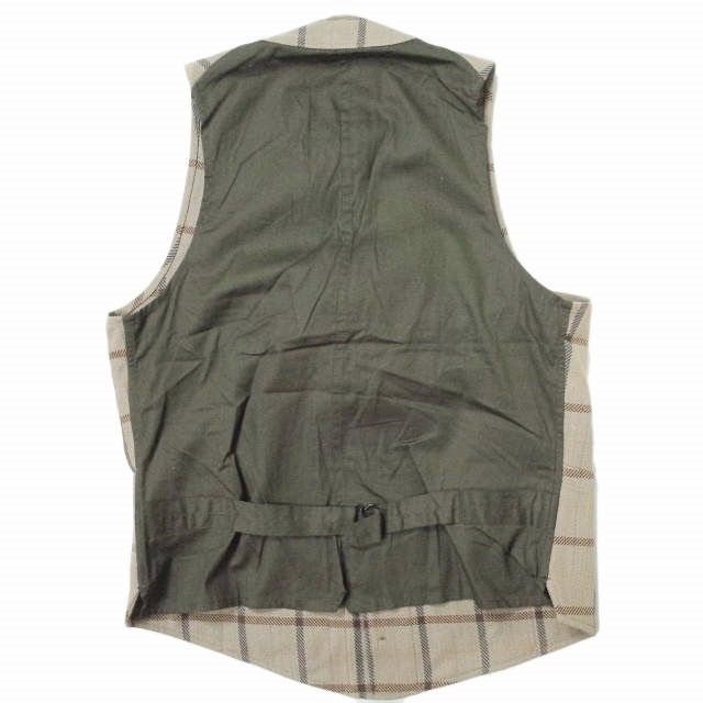 ANATOMICA アナトミカ フランス製 SAGAN VEST - COTTON PLAID コットン