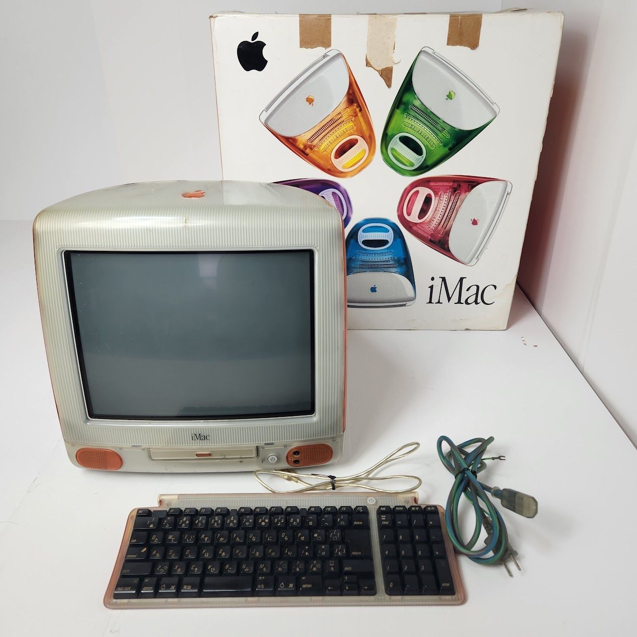 初代 iMac G3 タンジェリン オレンジ Apple 初代 iMac タンジェリン オレンジ 通電確認済み】Apple iMac G3