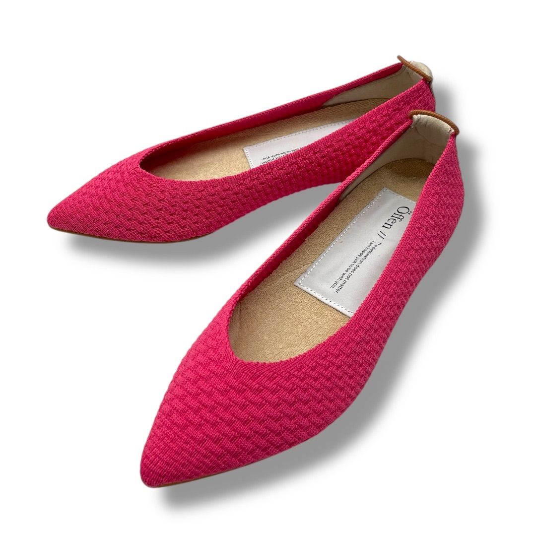 美品 Offen オッフェン plain rectangular pattern フラット