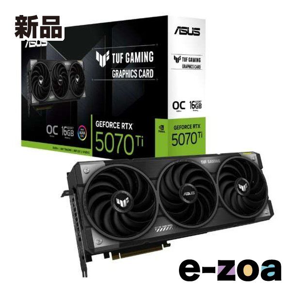 ASUS エイスース TUF Gaming GeForce RTX 5070 Ti 16GB GDDR7 OC Edition 転送不可 TUF-RTX5070TI-O16G-GAMING 2647109