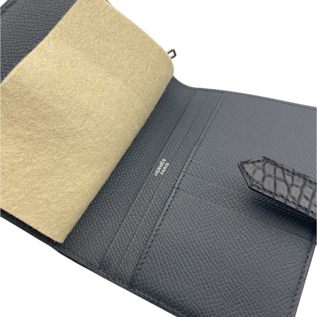 HERMES】エルメス 二つ折り財布 ベアンコンパクト タッチ グリミスティ