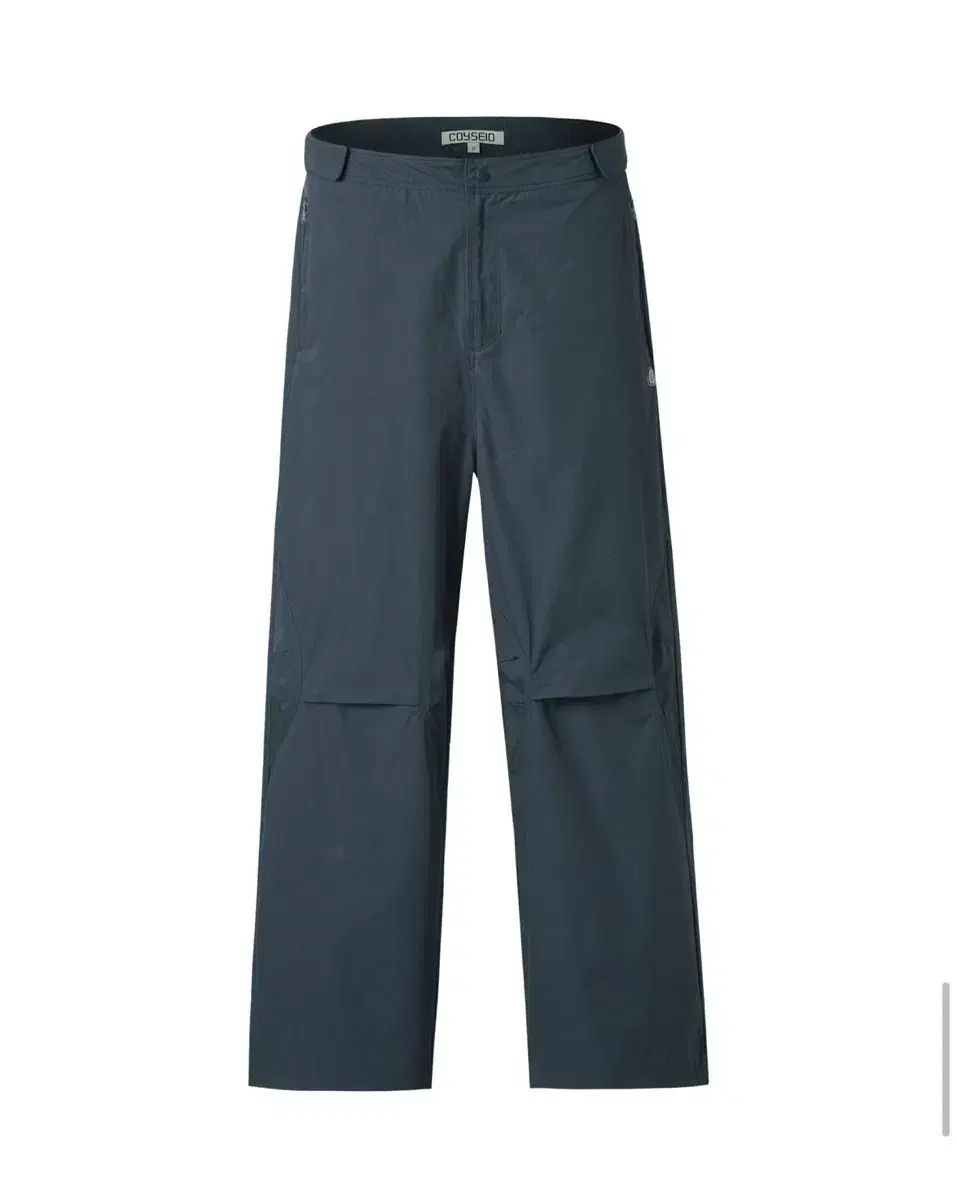 ISSEY MIYAKE イッセイミヤケ カーブ ピンタック パンツ ブルー グレー