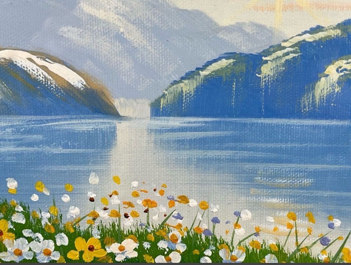 ○真作保証○日展特選・洋画家・神戸文子○薔薇・油彩画SM・豪華額装