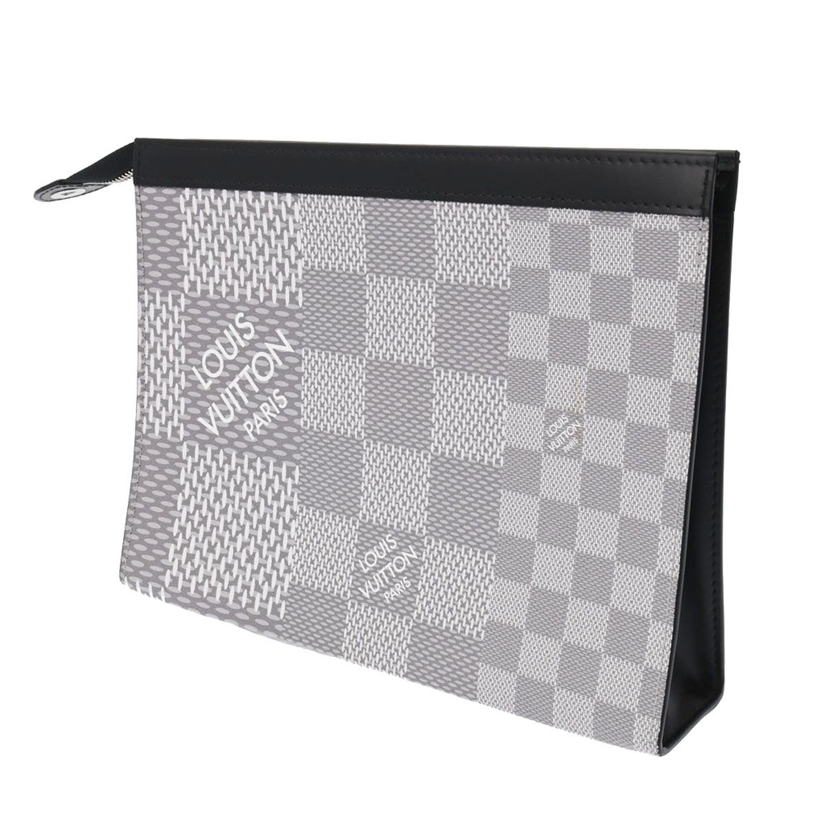 美品　ルイヴィトン　メンズダミエグラフィットキャンパスクラッチバック　箱あり ルイヴィトン LOUIS VUITTON ポシェット・カサイ ダミエグラフィット