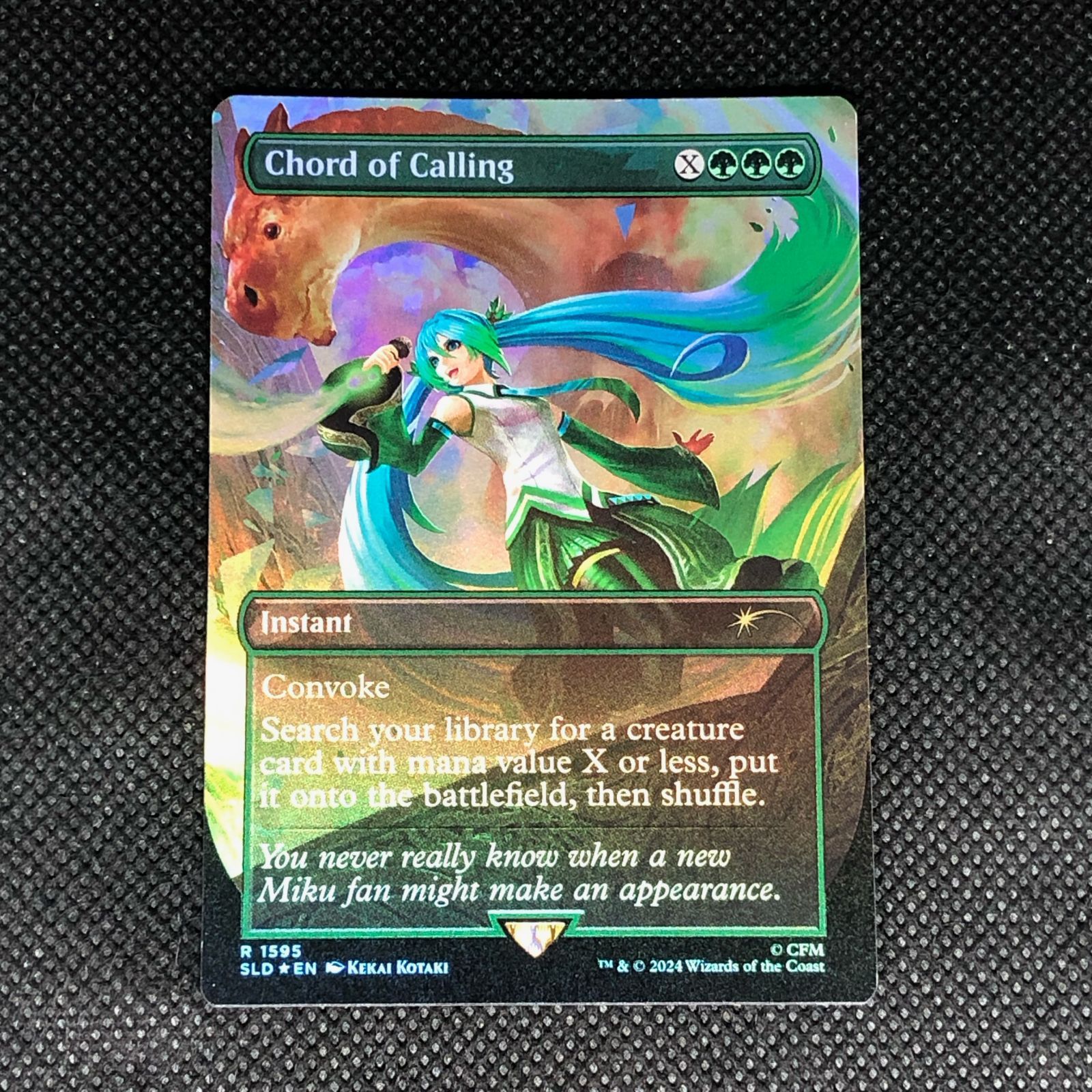 【英語版FOIL4枚】 MTG 召喚の調べ 初音ミクコラボ MTG 召喚の調べ / Chord of Calling 英語版 foil 1枚 初音