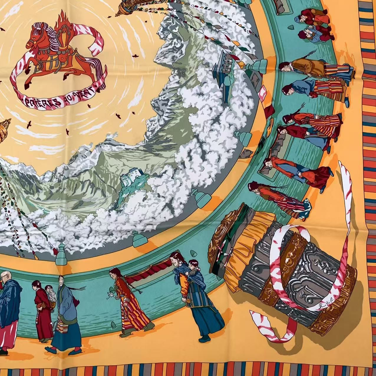 HERMES カレジェアン 風の中の祈りPRIERES AU VENT HERMES カレジェアン 風の中の祈りPRIERES AU VENT - メルカリ HERMES