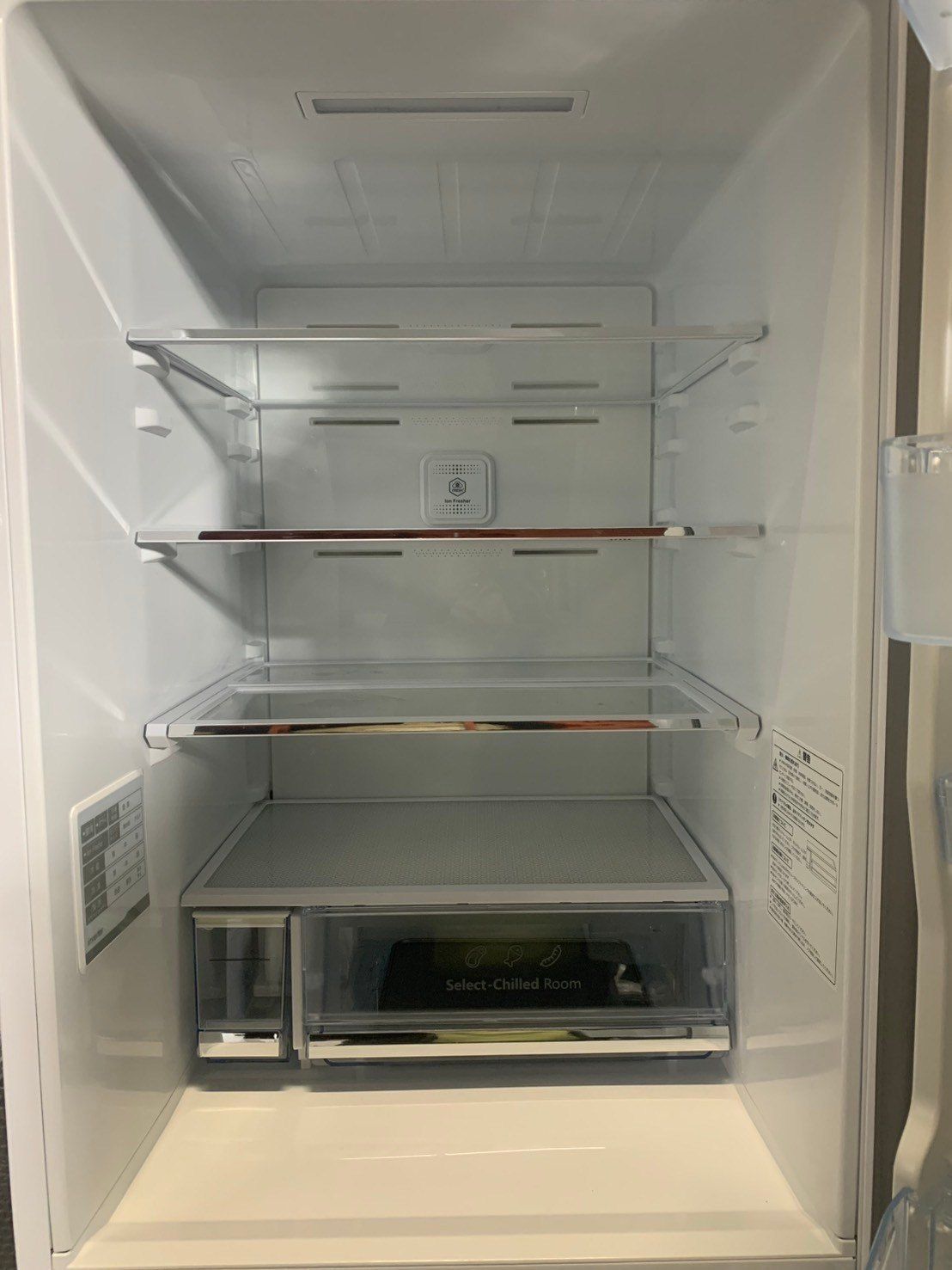 【美品】ヤマダ電機 3ドア冷蔵庫 YRZ-F32MK 2025年製 319L ヤマダオリジナル 冷蔵庫 319L 右開き 3ドア 幅55.0cm 自動製氷