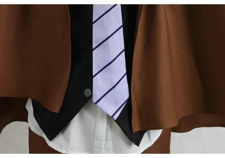 意外と知らない！ 文豪ストレイドッグス 江戸川乱歩 コスプレ衣装 フルセット 男性用 S〜3XL マント付き