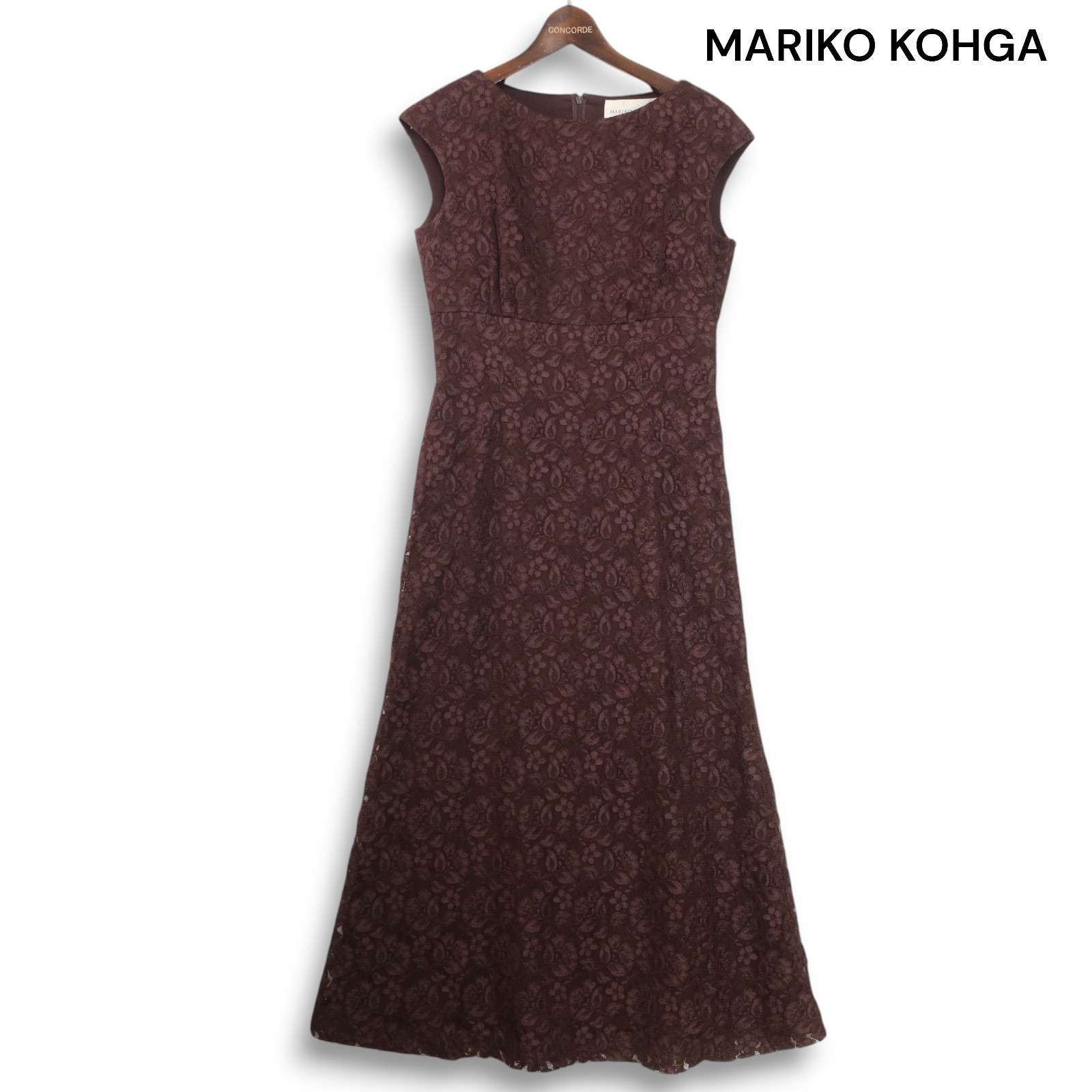 MARIKO KOHGA マリココウガ 東京ソワール 通年 花柄 総レース