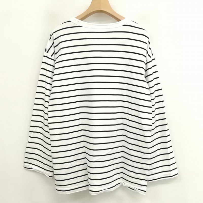 ドゥーズィエムクラス DEUXIEME CLASSE 22SS 22070500703010 ボーダー ロングスリーブ カットソー Tシャツ ホワイト ブラック レディース ドゥーズィエムクラス DEUXIEME CLASSE 22SS 22070500703010