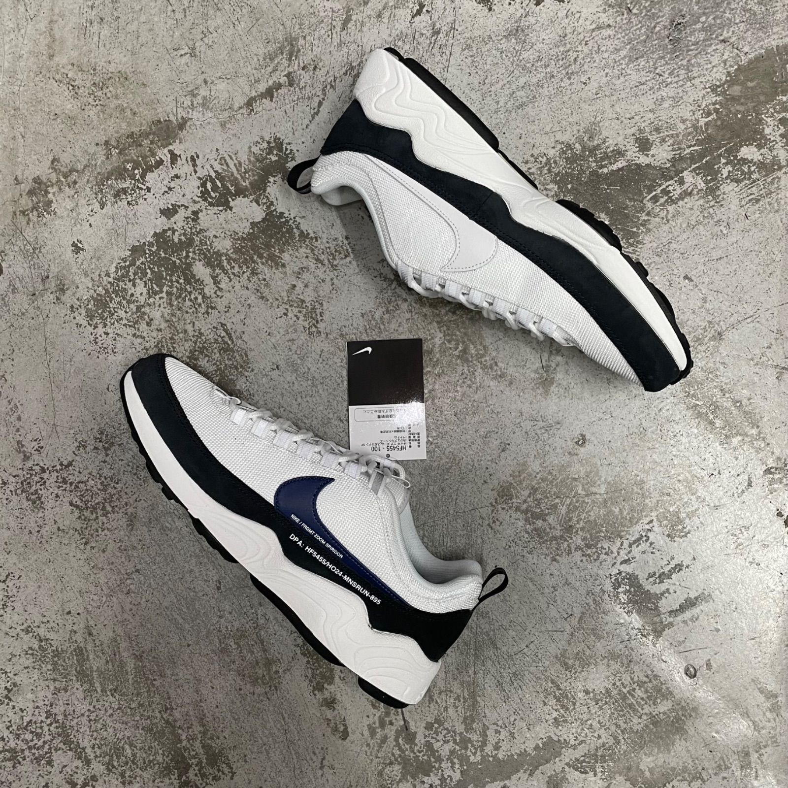 未使用品 国内正規 Fragment Nike Air Zoom Spiridon SP Blue Void 
