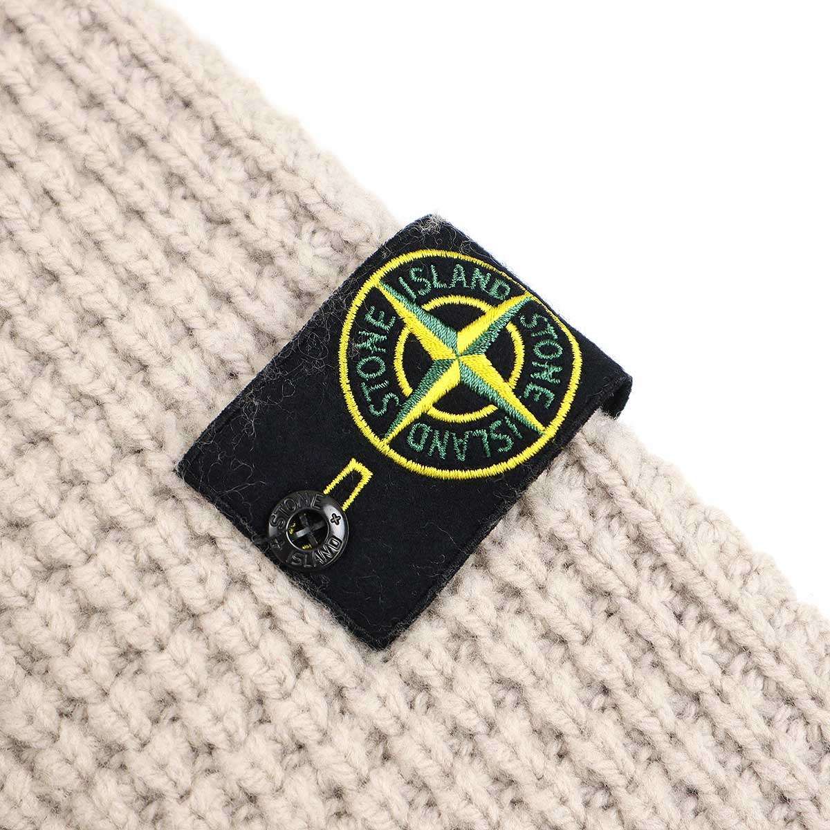 ストーンアイランド ニット セーター STONE ISLAND - ストーンアイランド ニットセーター 肩ワッペン