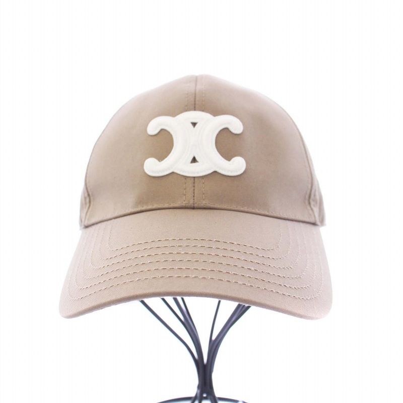 セリーヌ CELINE 仕上っ トリオンフ ベースボールキャップ コットン  