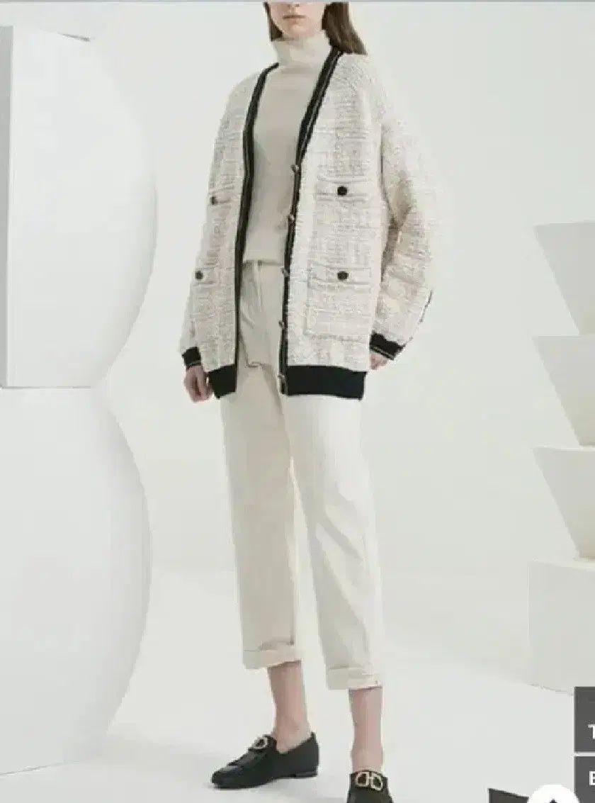 ヒン島 TIME グリッター カーディガン