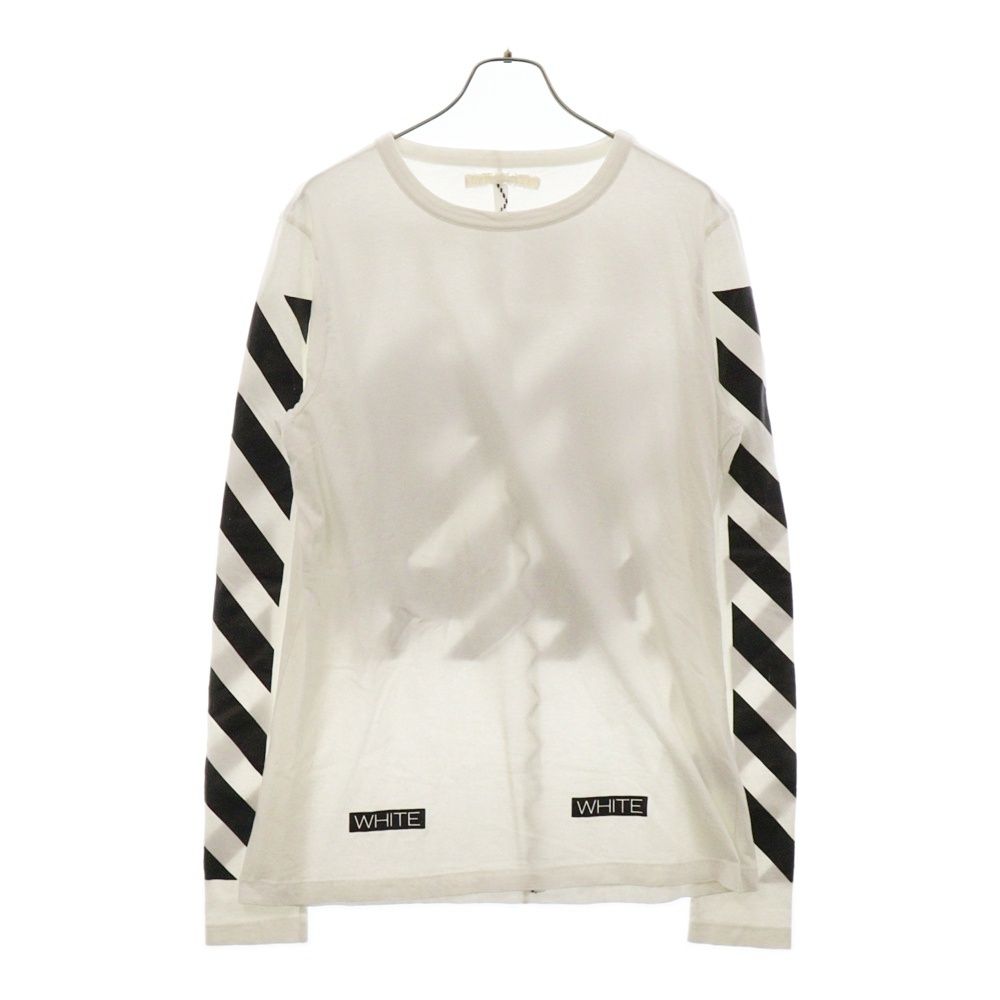OFF-WHITE (オフホワイト) Arrow L/S T-Shirt アローロゴプリント