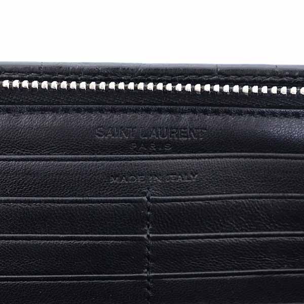 サンローラン SAINT LAURENT フルジップウォレット ラウンドファスナー  