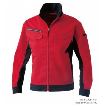 桑和 3472-00 長袖ブルゾン 3Lサイズ レッド(43) SOWA - メルカリ