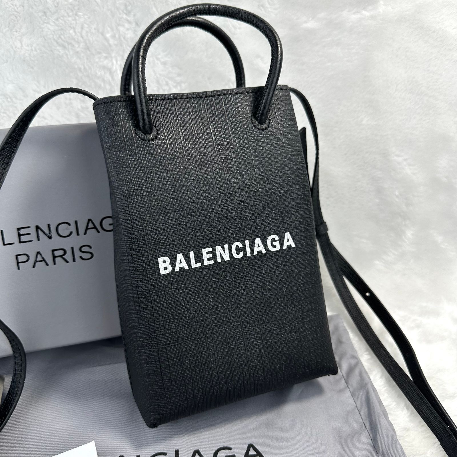 箱付き BALENCIAGA バレンシアガ スマホショルダーバッグ 未使用品 - メルカリ