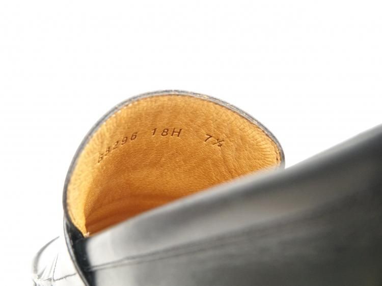  600 1003 上 パラブーツ ローファー ブラック カーフ 7.5 ローファー ブーツ 革靴