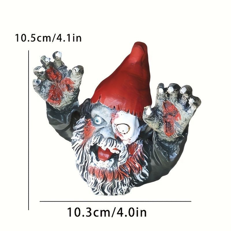 ゾンビ 上半身 ミニチュア 10.5cm モンスター 化け物 樹脂製