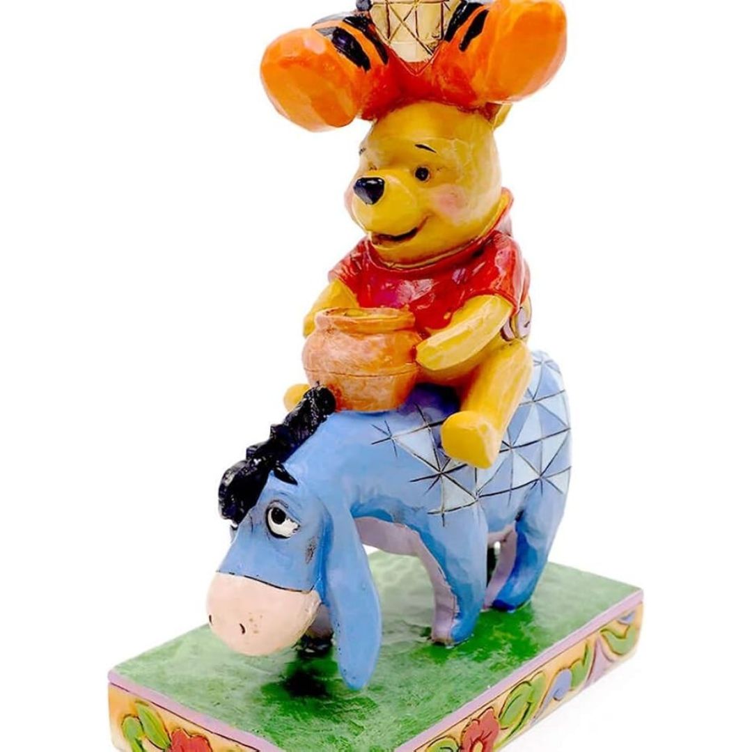 プー ピグレット ティガー イーヨー フィギュア／Disney TRADITIONS