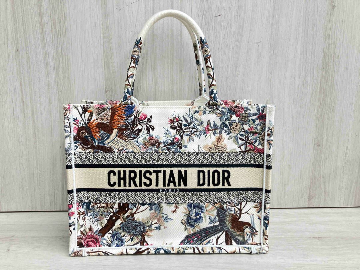 Christian Dior クリスチャンディオール ブックトート 花柄 50