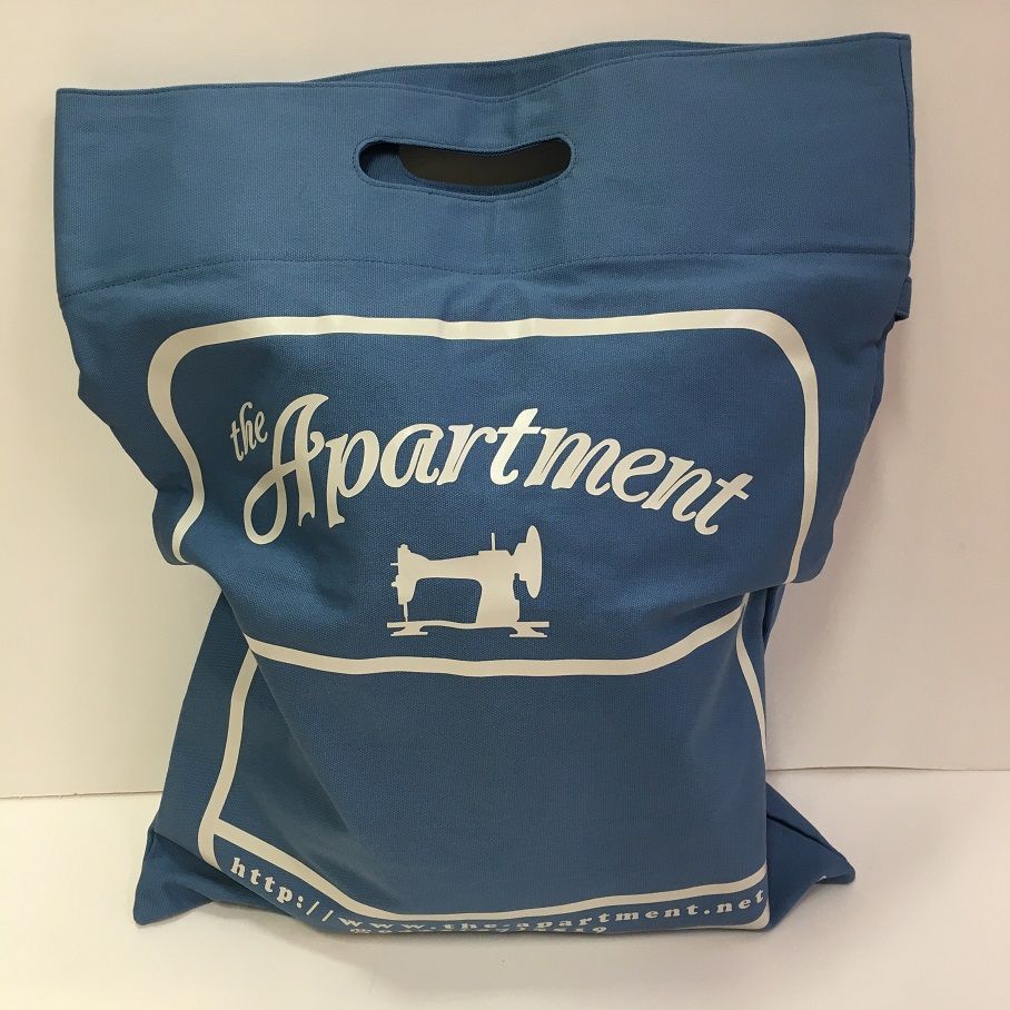 The Apartment STABRIDGE CANVAS SHOPPINGBAG STEEL BLUE アパートメント キャンバス  ショッピングバッグ【6523-004】