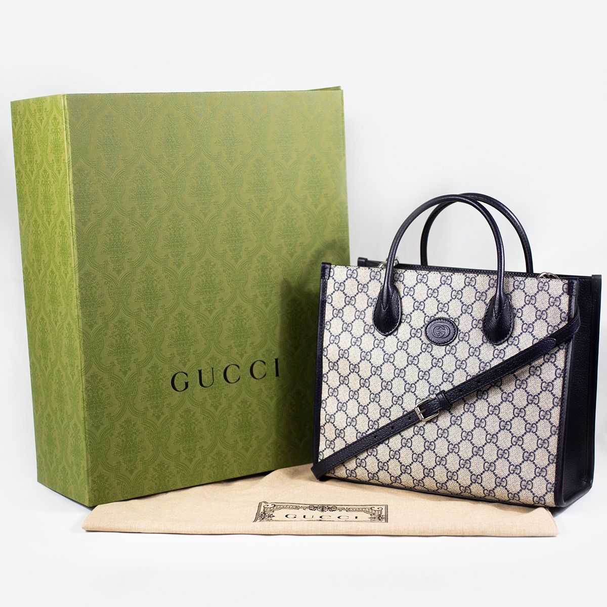GUCCI 】グッチ インターロッキングG付き スモールトートバッグ 659983 
