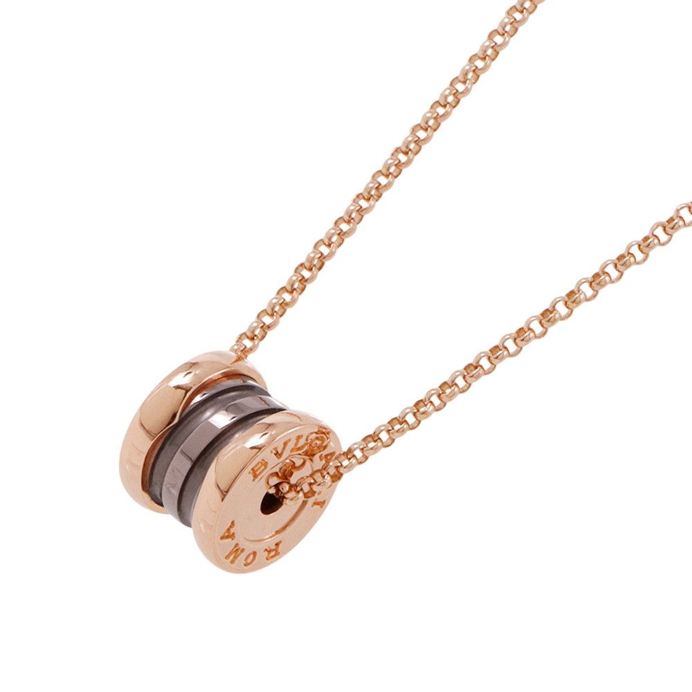 BVLGARIネックレス BVLGARI ブルガリ・ブルガリ ネックレス 白蝶貝 K18 ピンク