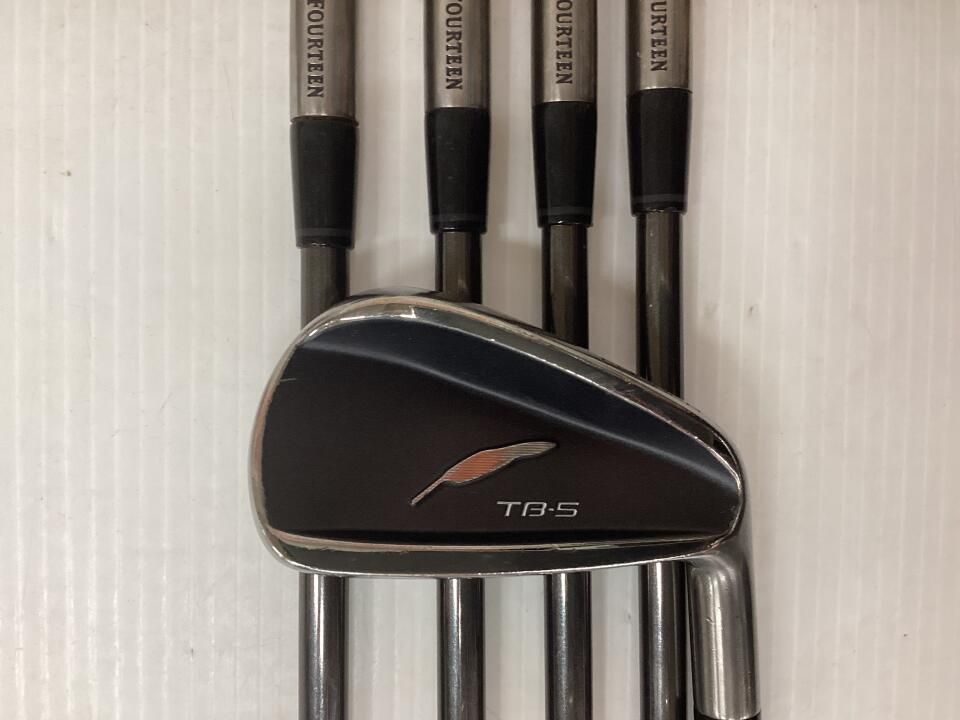 【即納】TB-5 FORGED ブラックエディション | S | FS-90i ブラックエディション | 中古 | アイアンセット | フォーティーン