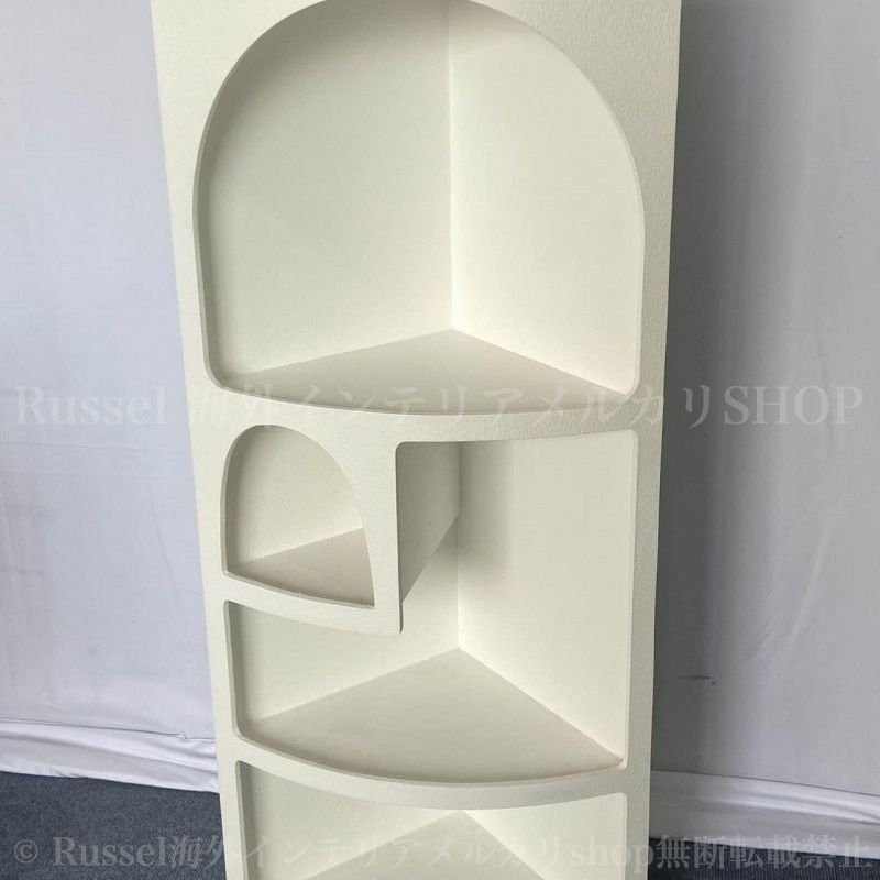 コーナーシェルフ マントルピース ホワイト 白 収納ラック チェスト 棚