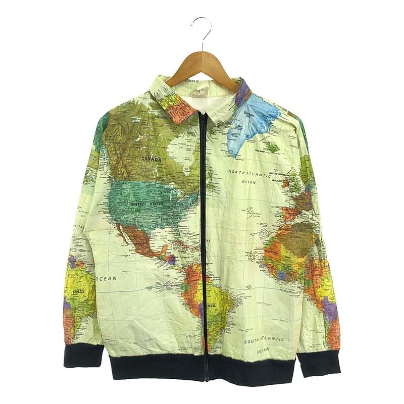 ペーパージャケット　新品未使用　M 世界地図　マップ 8（eight） ブルゾン アウター 世界地図 ペーパージャケット