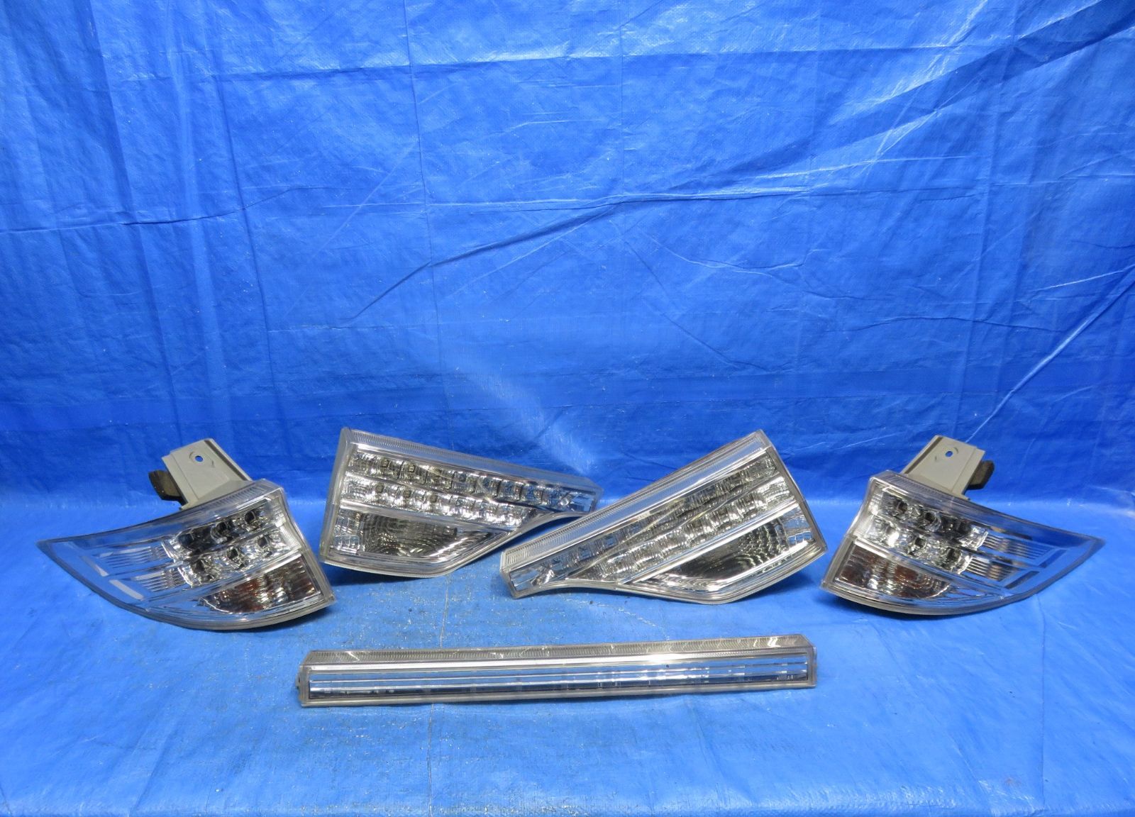 LA6820 点灯OK エスティマ ACR50W 3型 後期 テールライト テールランプ フィニッシャー 5点 ICHIKO 28-207 ACR55W GSR50W GSR55W