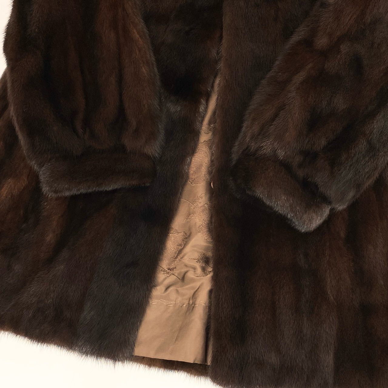 87j23 SAGA MINK サガミンク 銀サガ デミバフミンク ミンクコート 毛皮