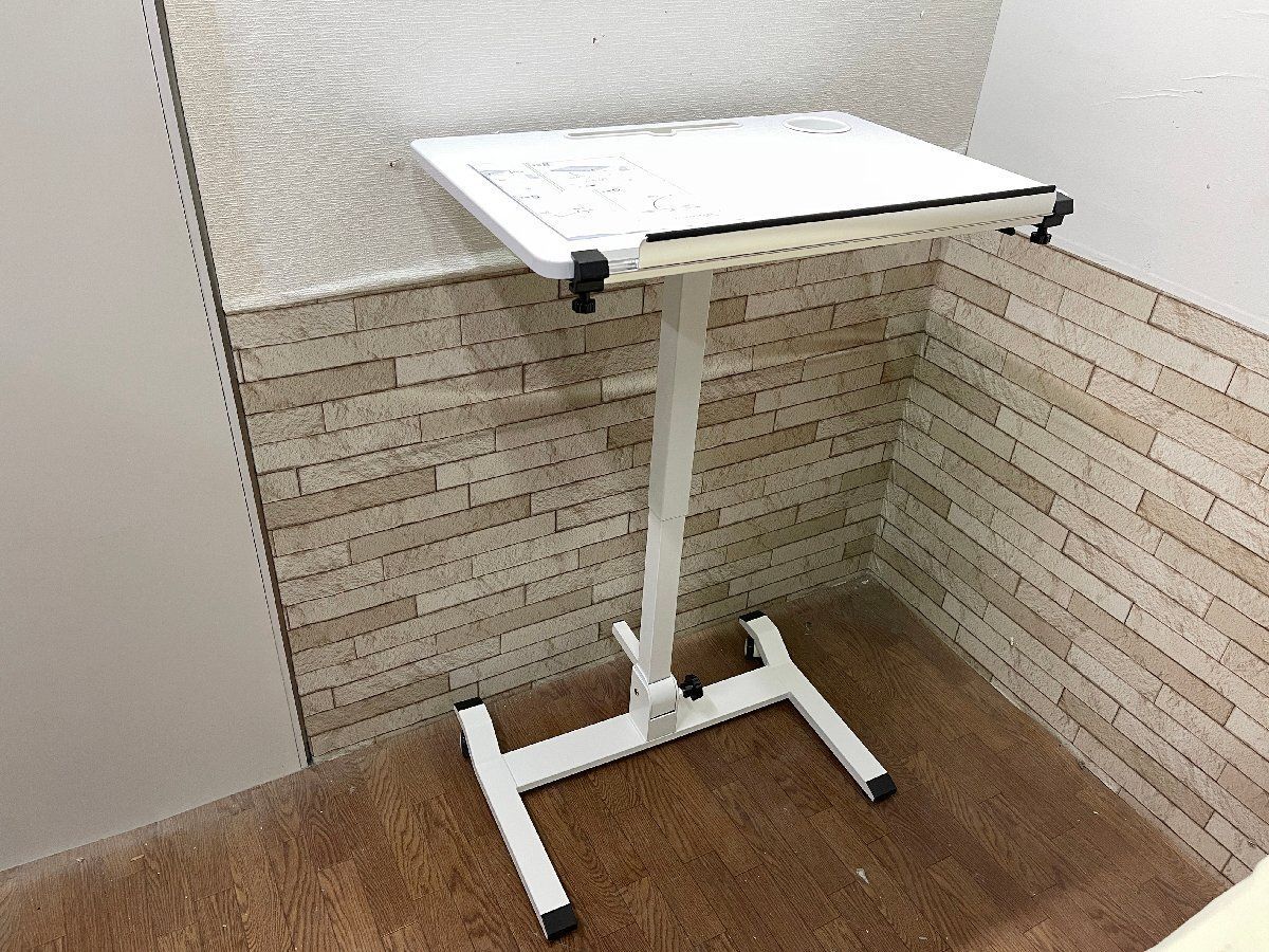 ●折りたたみガス昇降デスク 100-ERD044シリーズ サンワサプライ スタンディングデスク サイドテーブル オフィス家具 2.3万 畑1109