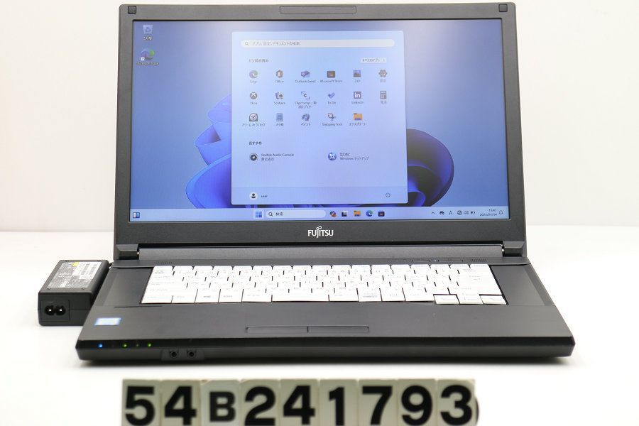 富士通 LIFEBOOK A579/A Core i5 8265U 1.6GHz/8GB/256GB(SSD)/DVD/15.6W/FWXGA(1366x768)/Win11 【54B241793】