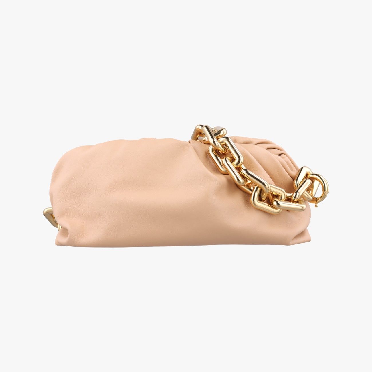 ボッテガヴェネタBottega Venetaザ チェーン ポーチブラウンラムスキンB09142403X